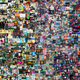 Cropped detail of Beeple (b. 1981), EVERYDAYS: THE FIRST 5000 DAYS, 2021; non-fungible token (jpg). 21,069 x 21,069 pixels (319,168,313 bytes).